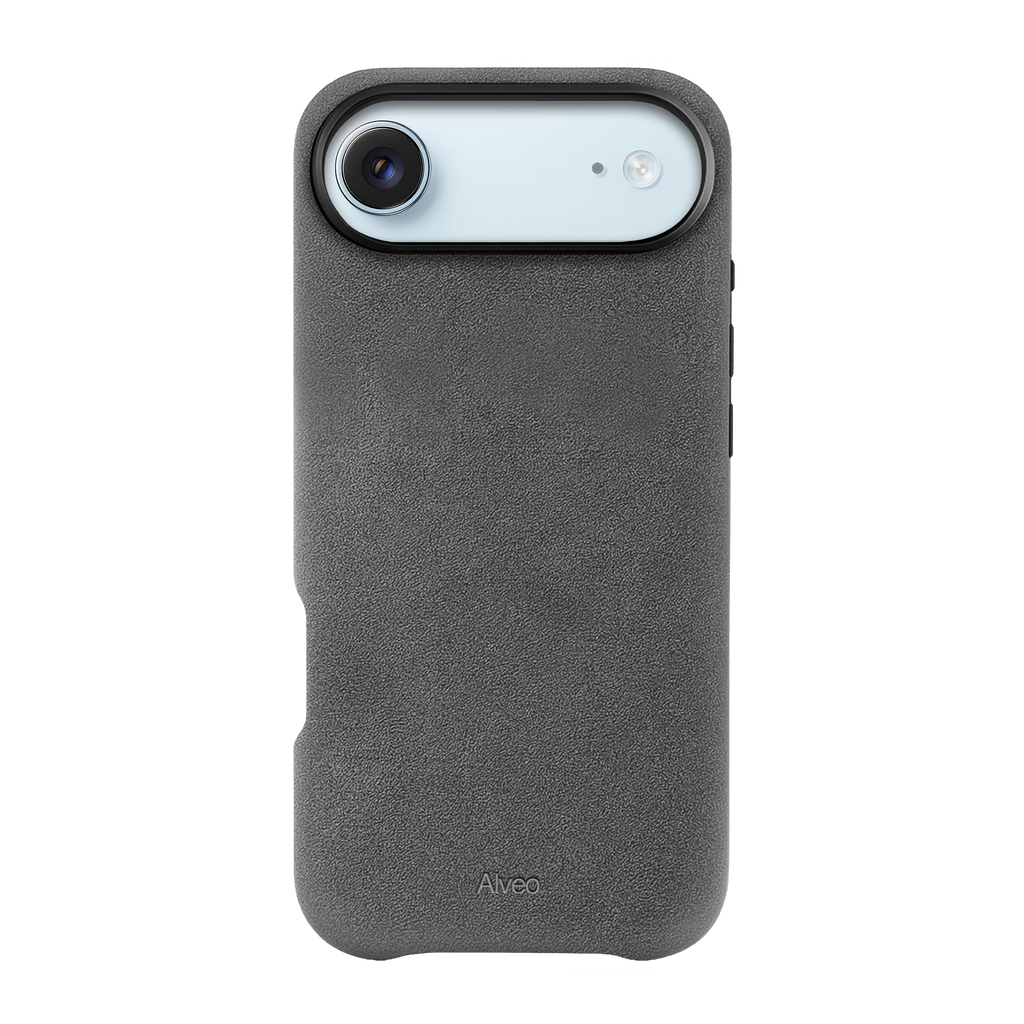 iPhone Air Basalt Case Frente Alcantara - Alveo