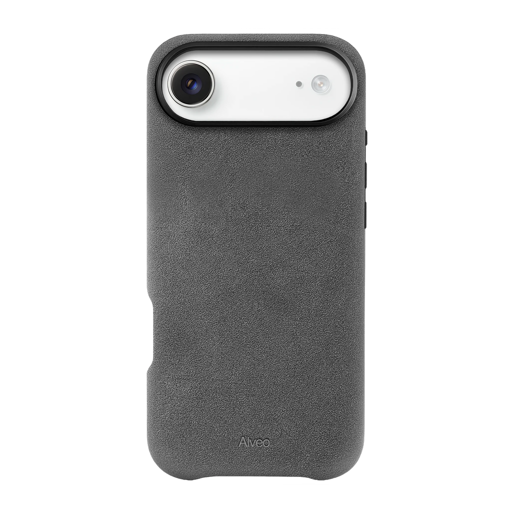iPhone Air Basalt Case Frente Alcantara - Alveo