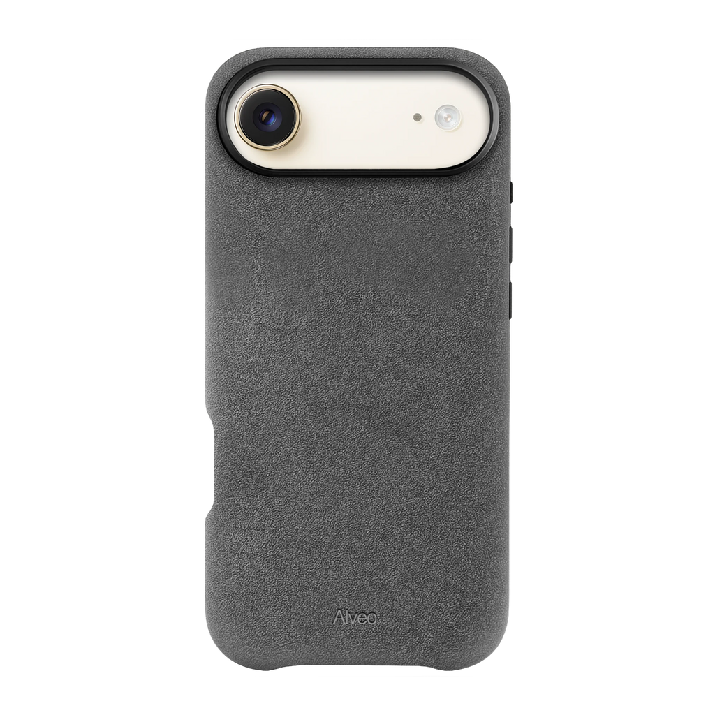 iPhone Air Basalt Case Frente Alcantara - Alveo