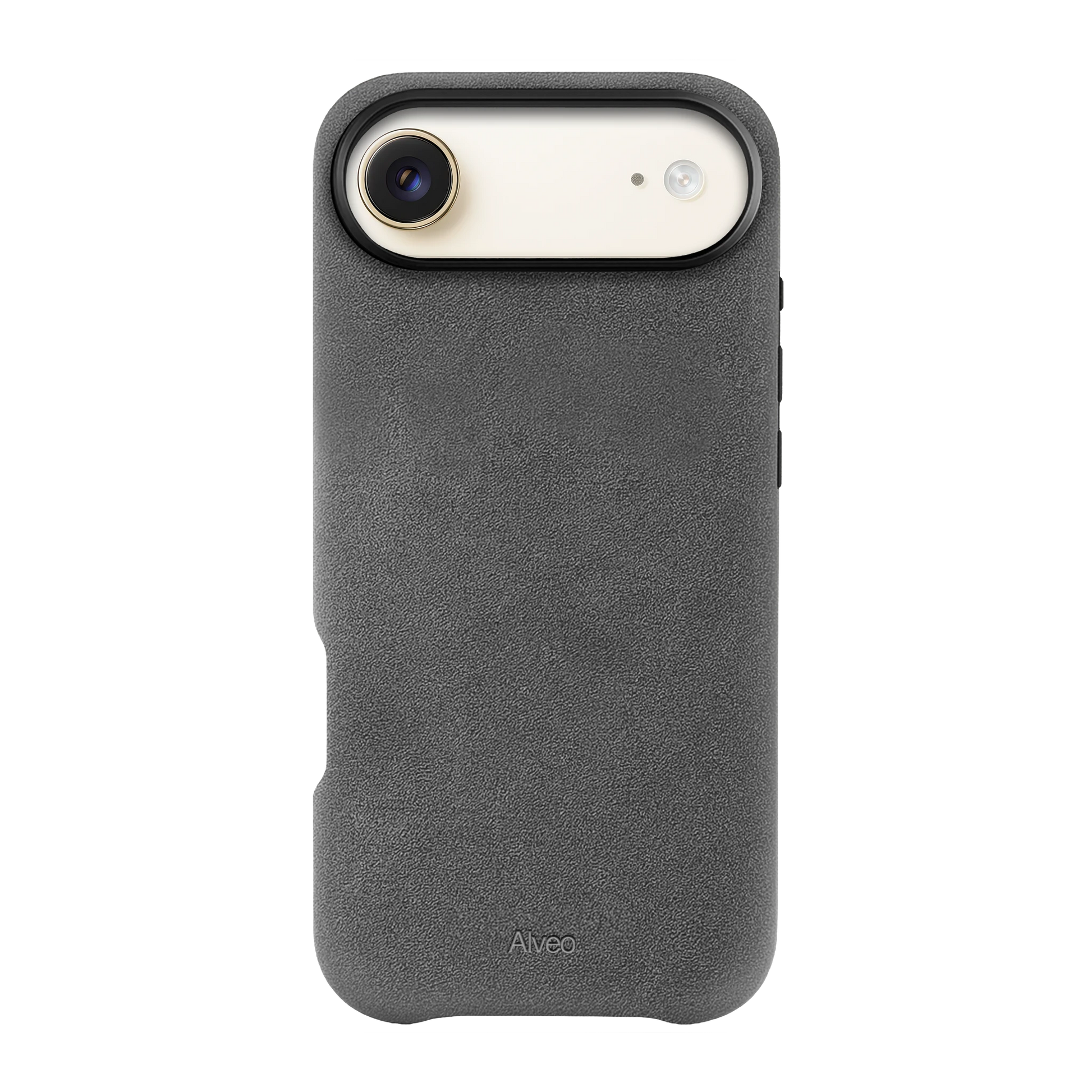 iPhone Air Basalt Case Frente Alcantara - Alveo