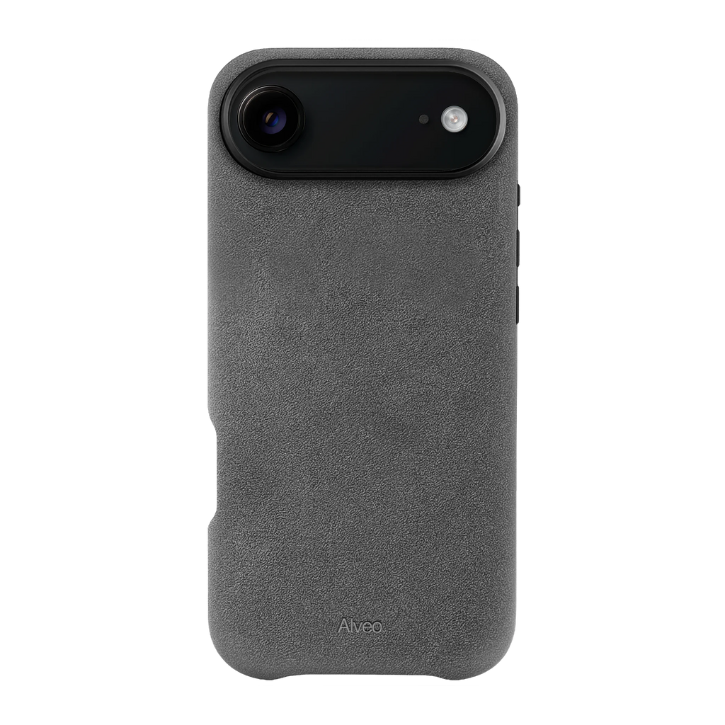 iPhone Air Basalt Case Frente Alcantara - Alveo