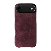 iPhone Air - Case Alcantara - Burgundy