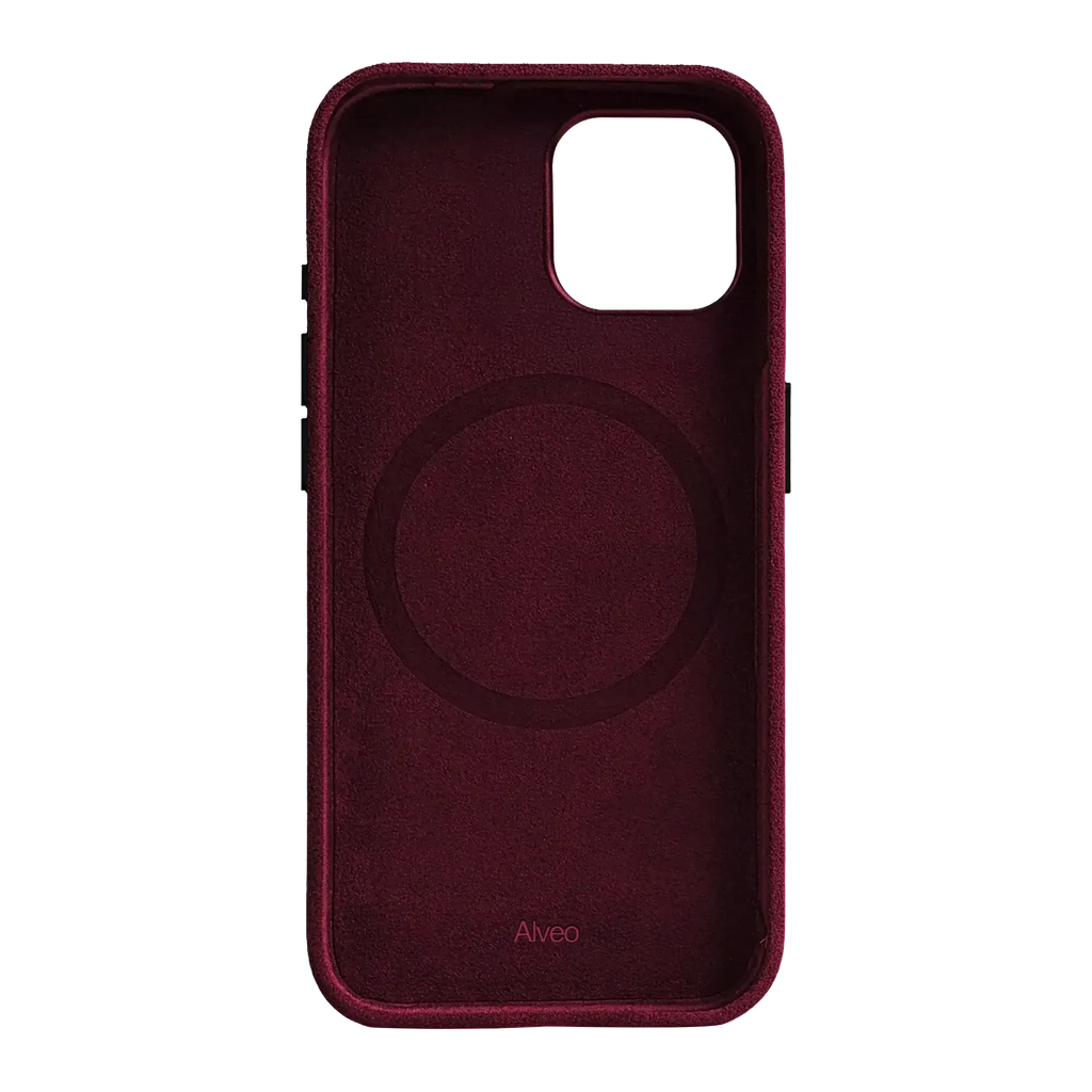 iPhone 13 - Case Alcantara - Burgundy