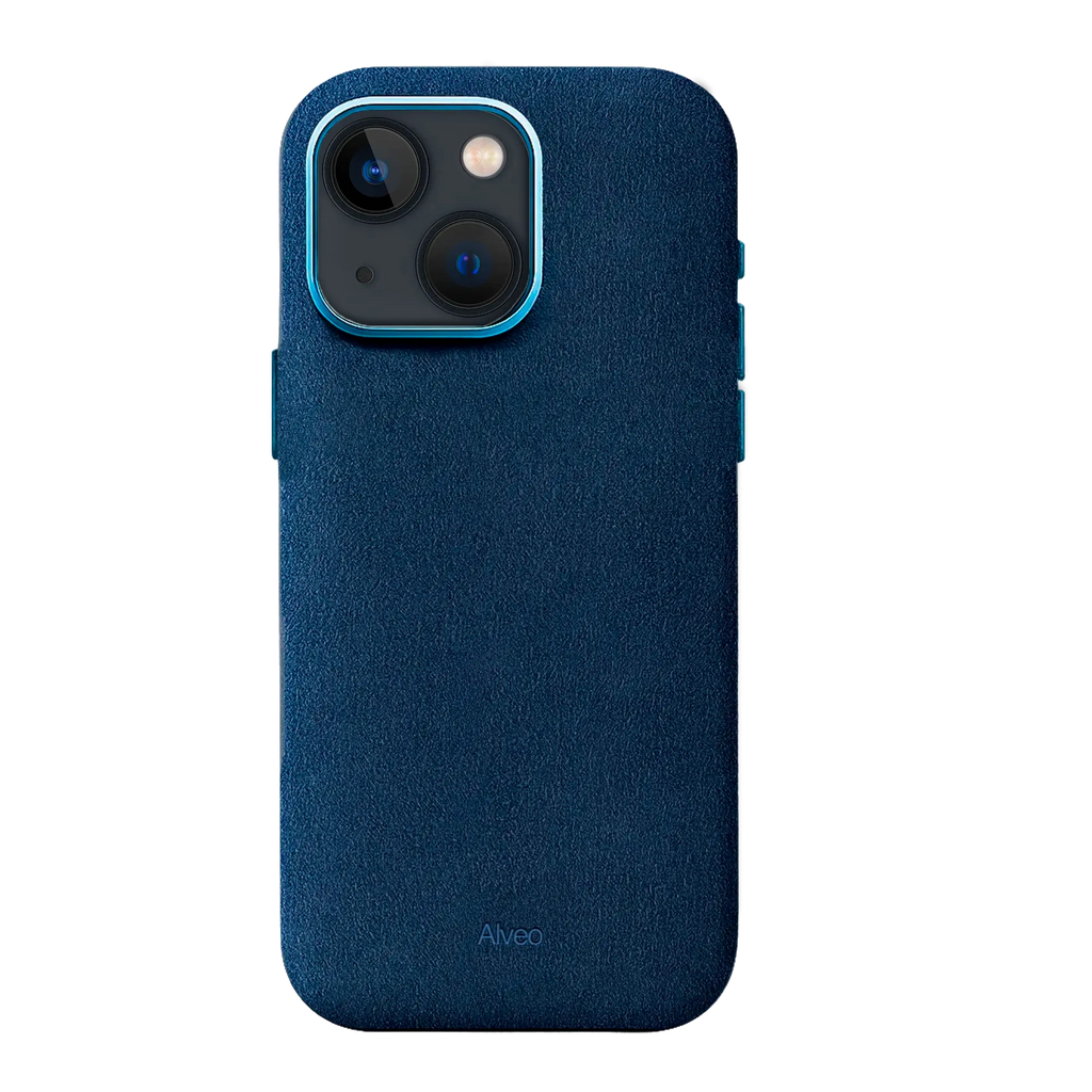 iPhone 13 - Case Alcantara - Sea Blue