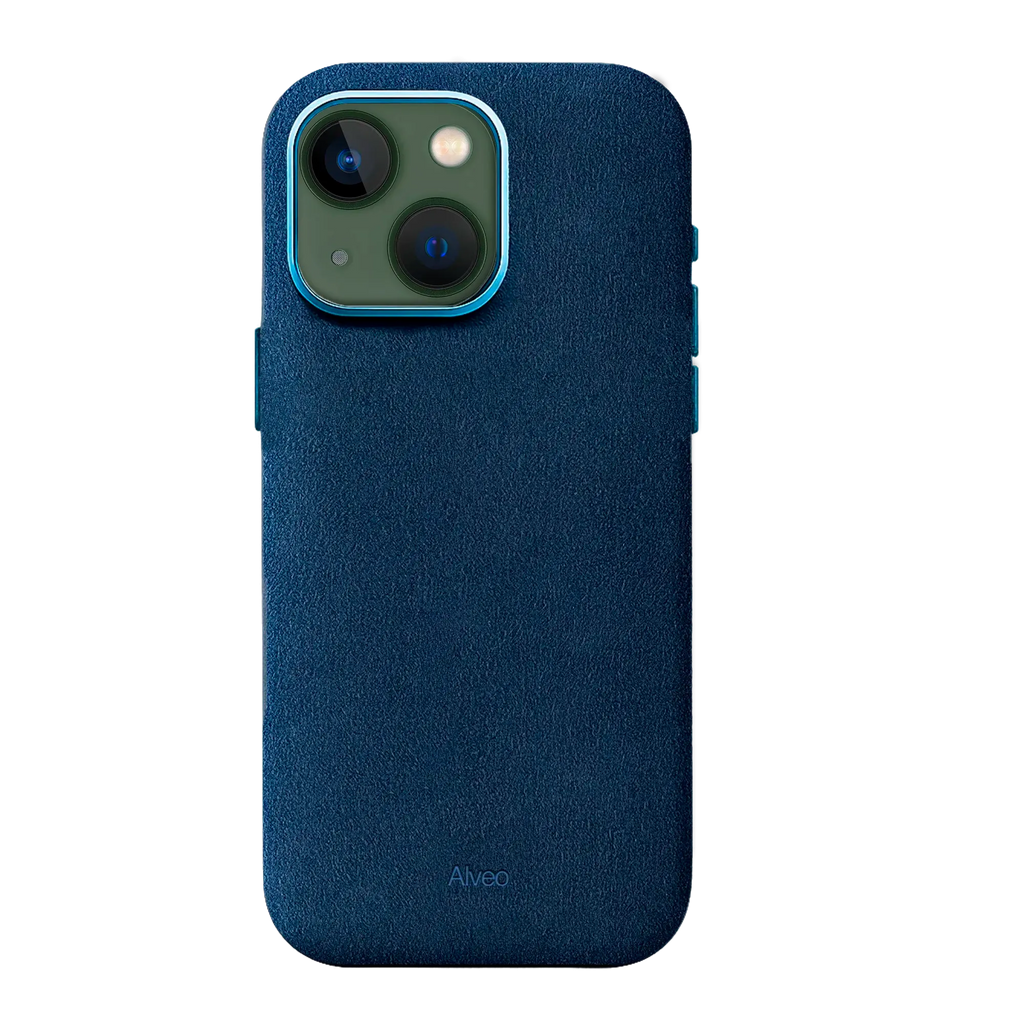 iPhone 13 - Case Alcantara - Sea Blue