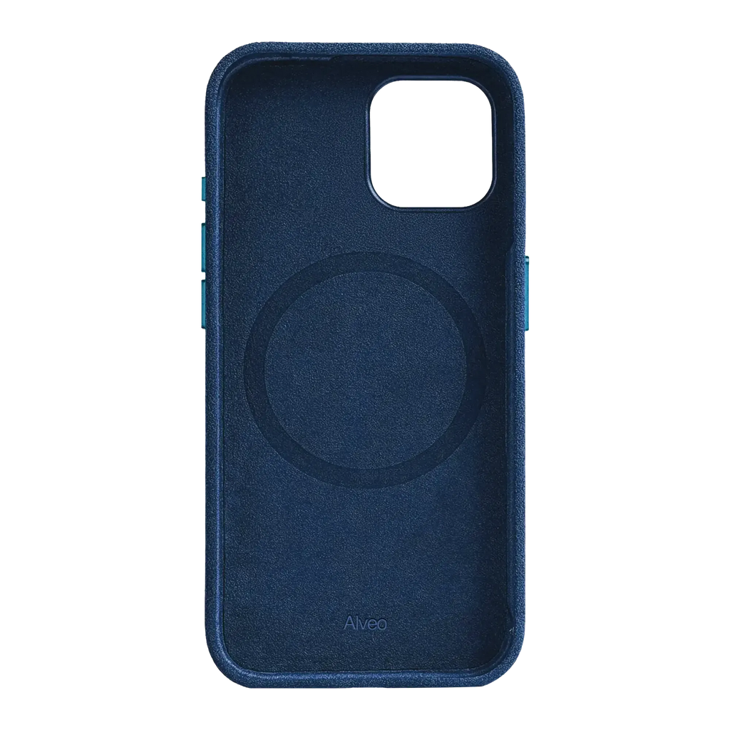 iPhone 13 - Case Alcantara - Sea Blue