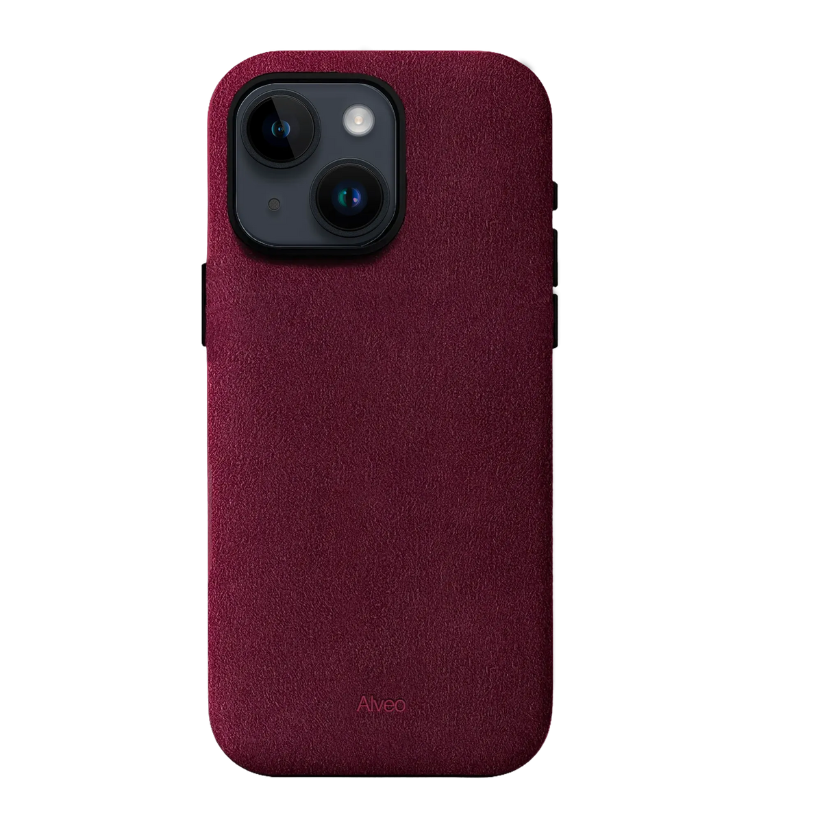 iPhone 14 - Case Alcantara - Burgundy