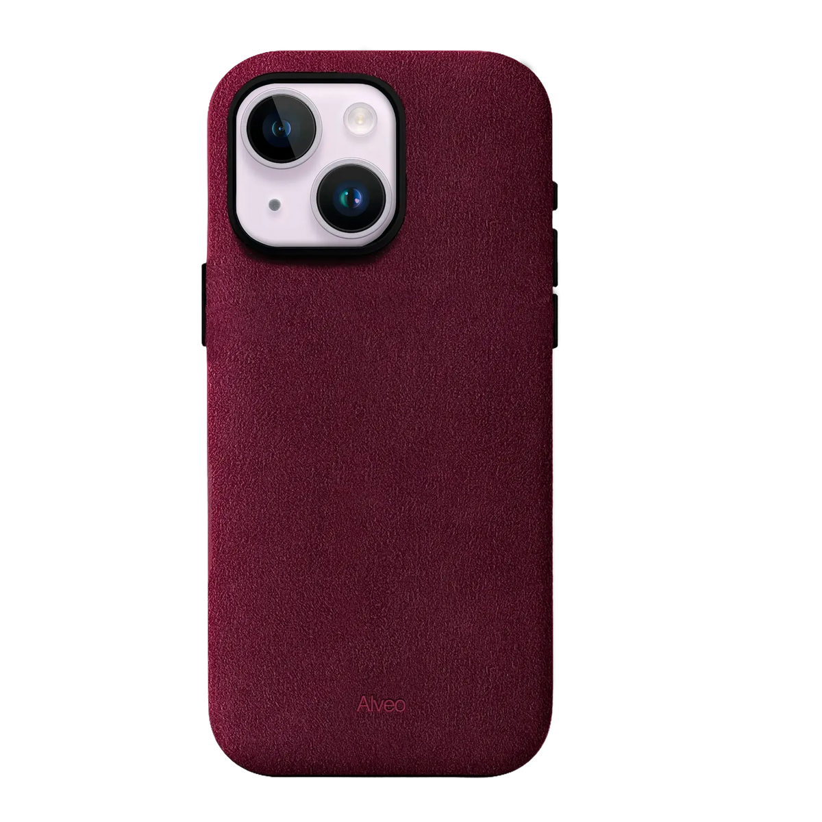 iPhone 14 - Case Alcantara - Burgundy