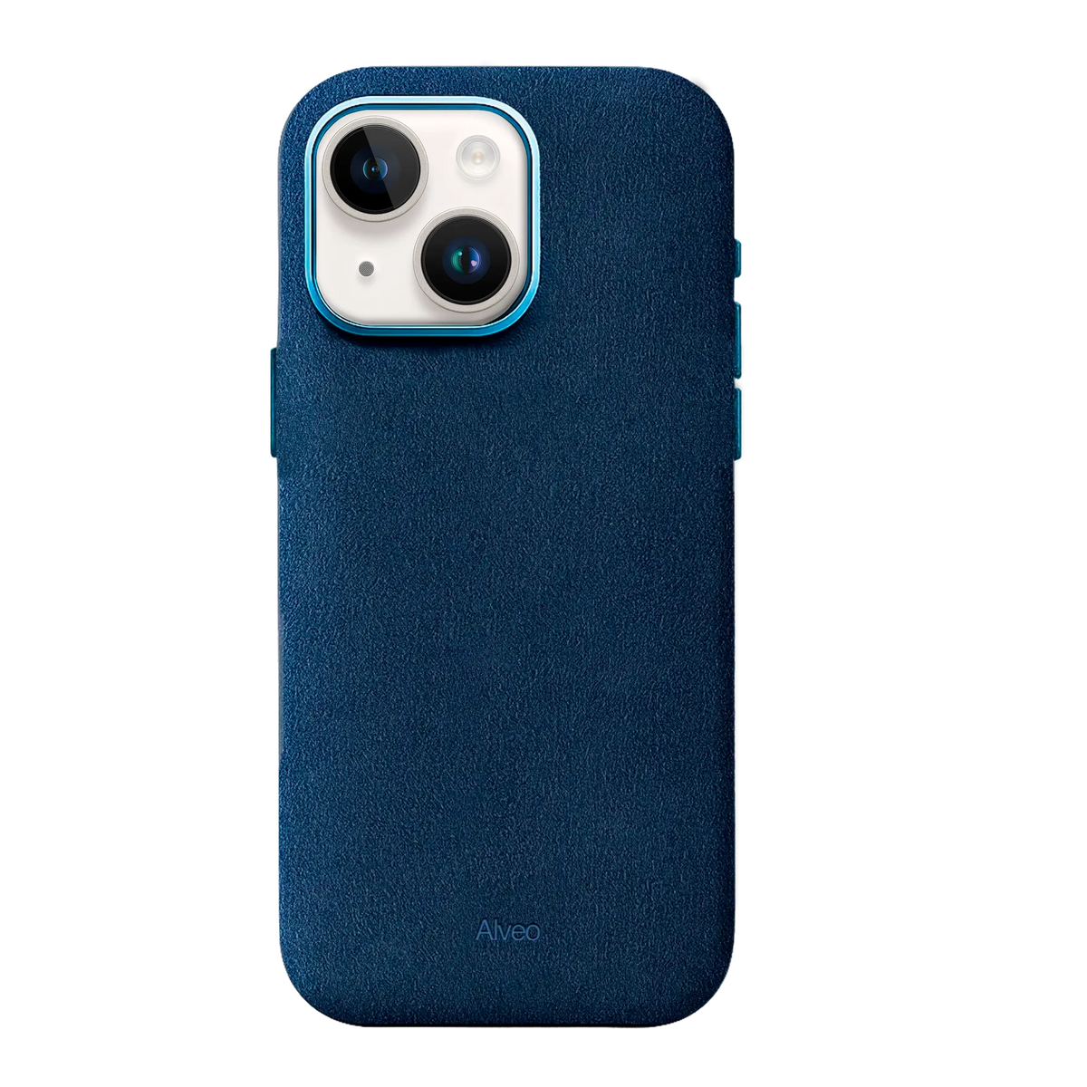 iPhone 14 - Case Alcantara - Sea Blue