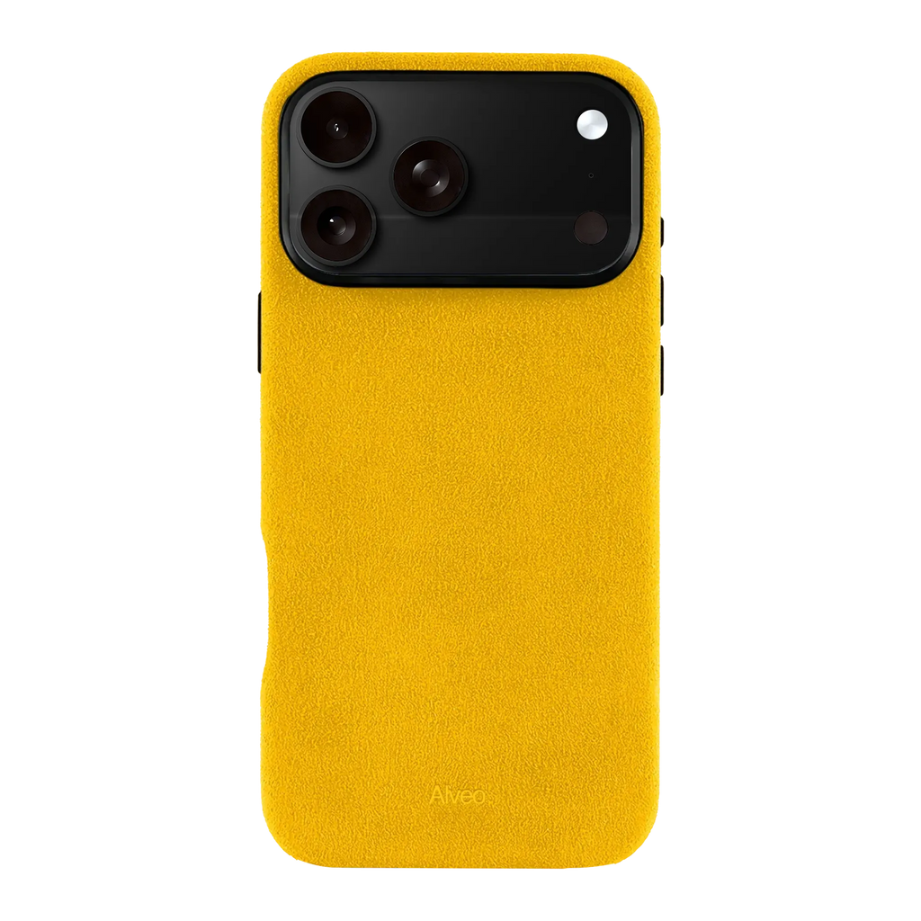 iPhone 18 Pro Max - Case Alcantara - Banana