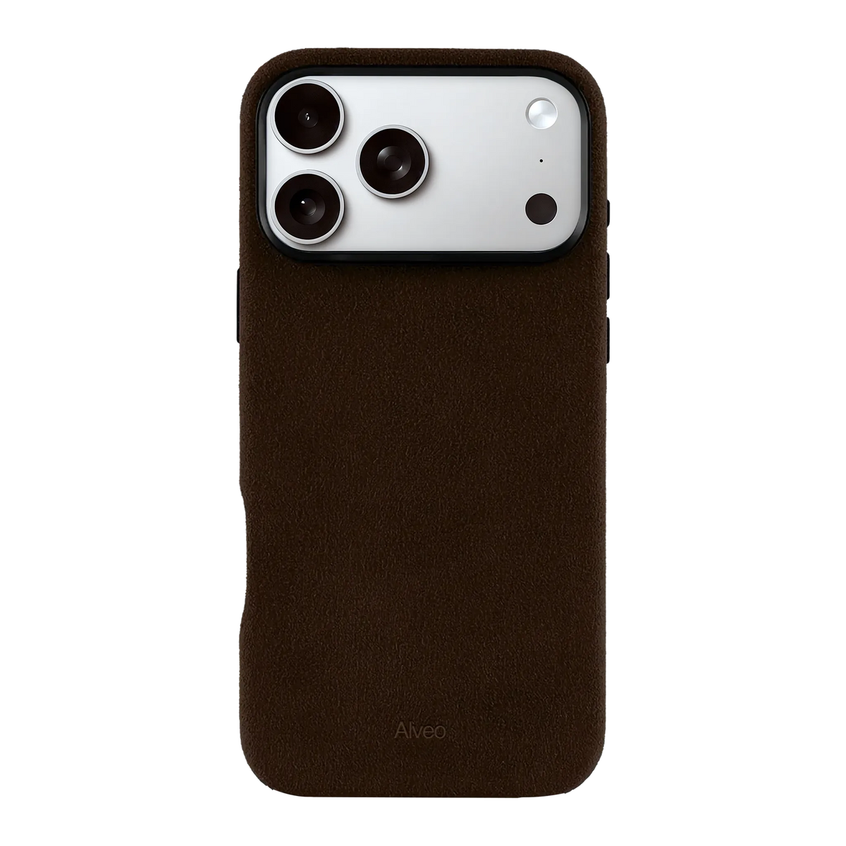 iPhone 18 Pro Max - Case Alcantara - Chocolato