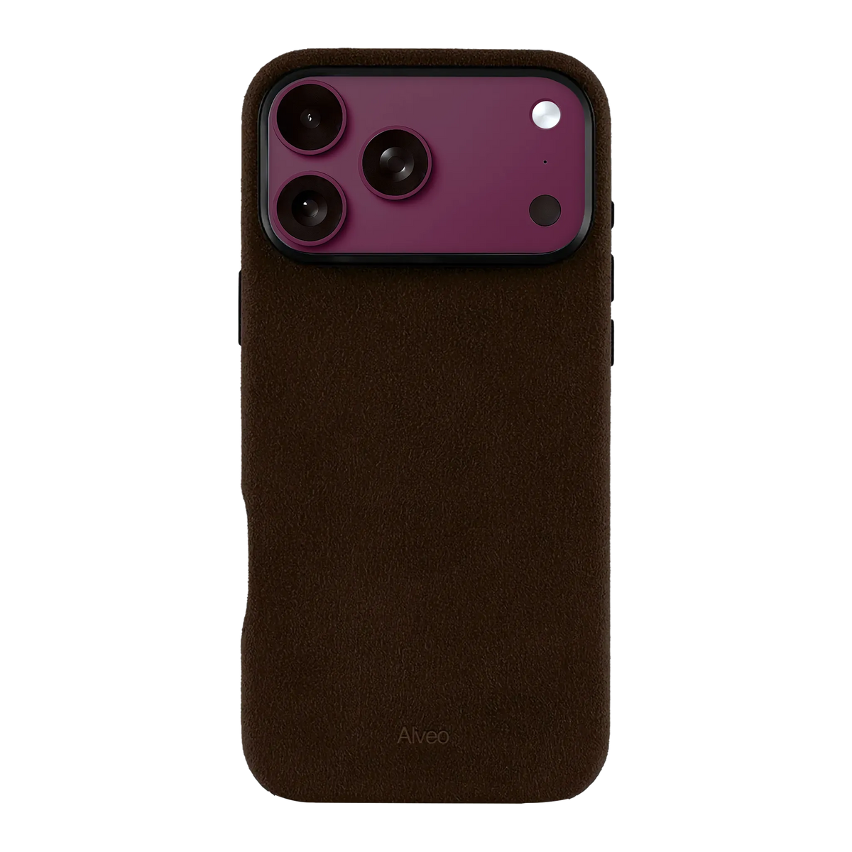 iPhone 18 Pro Max - Case Alcantara - Chocolato