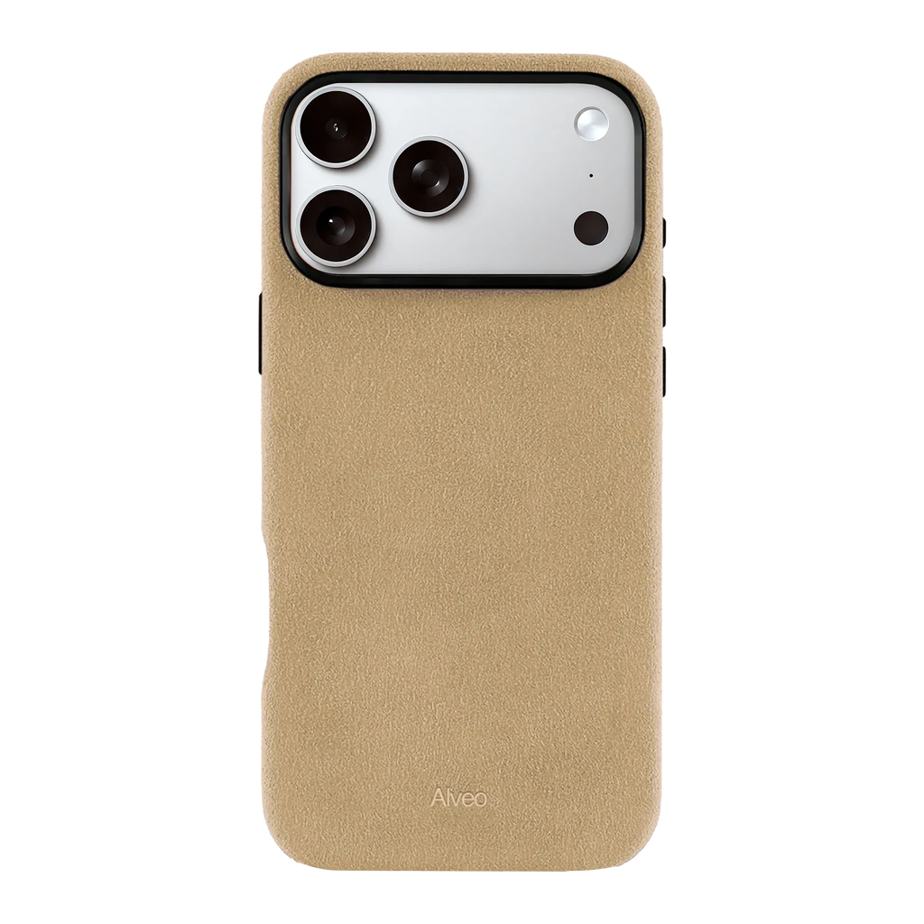 iPhone 18 Pro Max - Case Alcantara - Cream