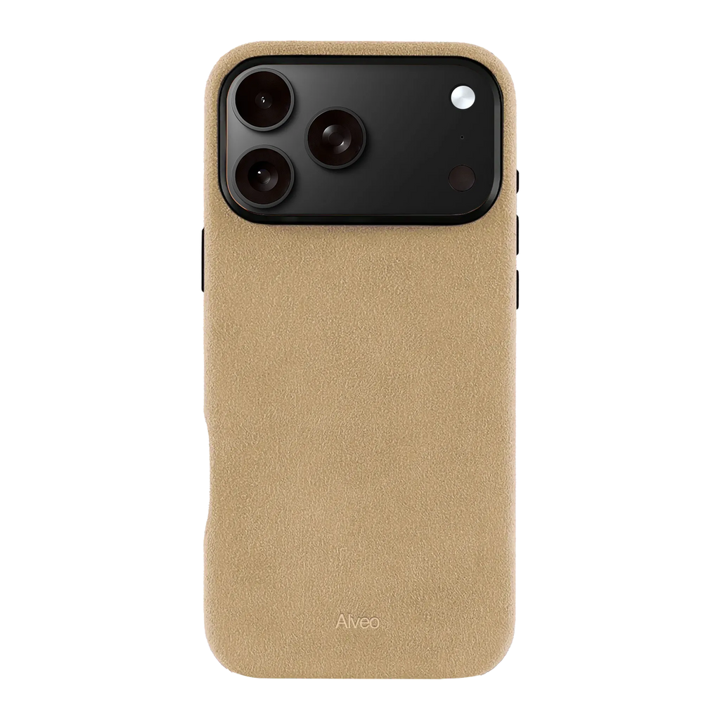 iPhone 18 Pro Max - Case Alcantara - Cream