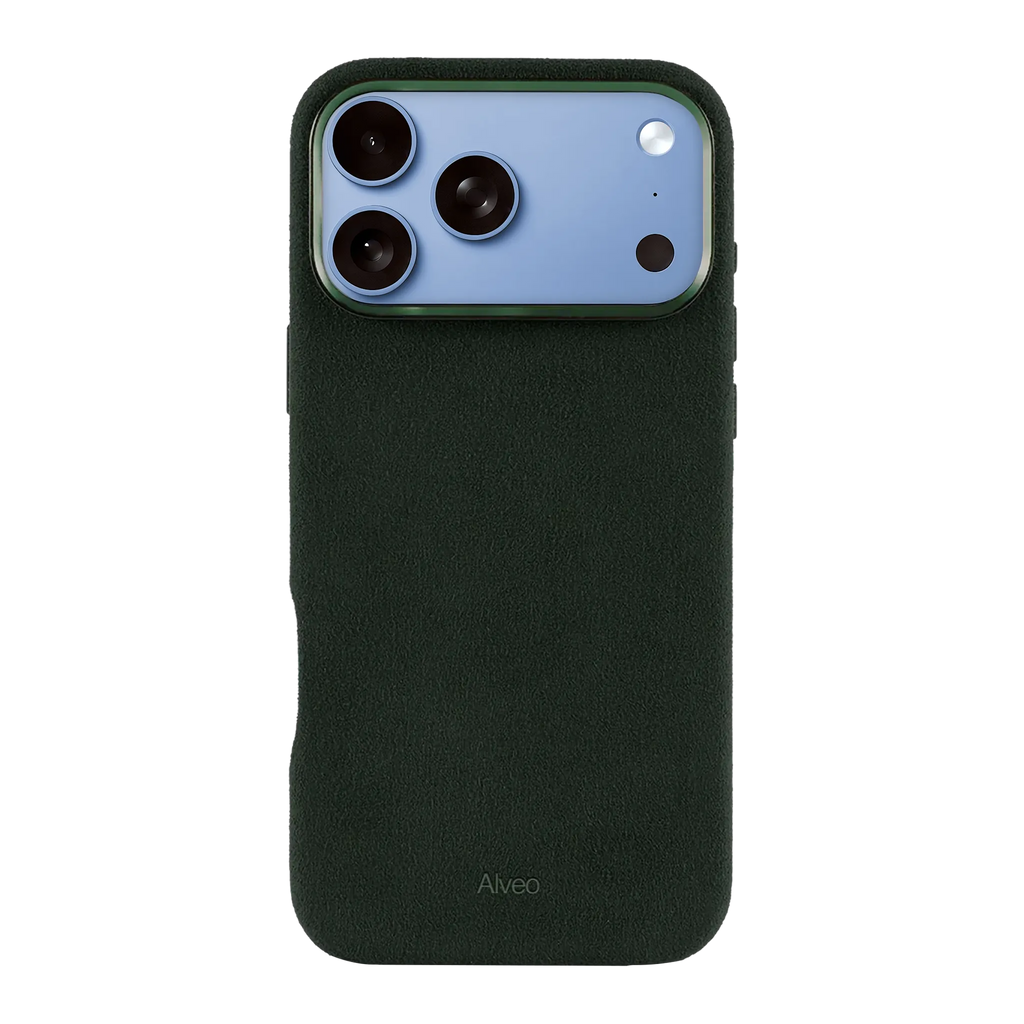 iPhone 18 Pro - Case Alcantara - Emerald