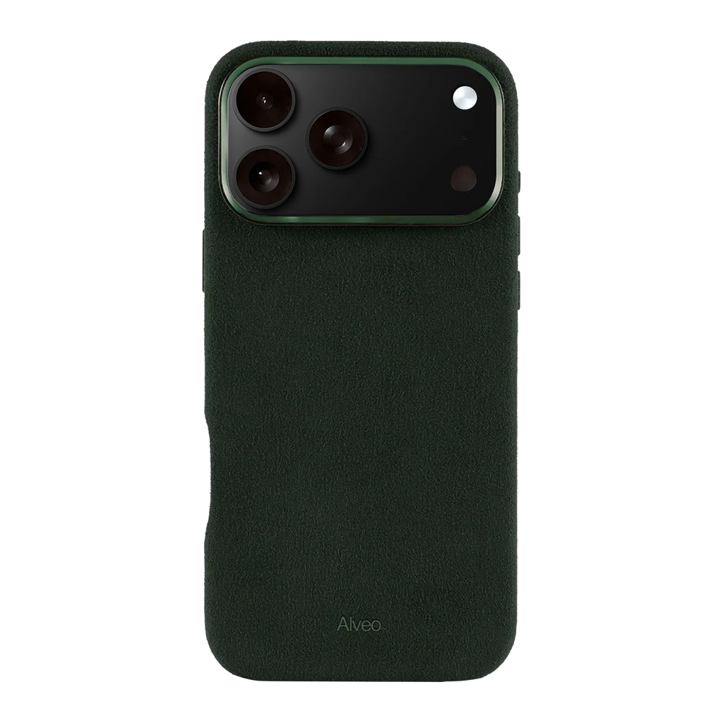 iPhone 18 Pro - Case Alcantara - Emerald