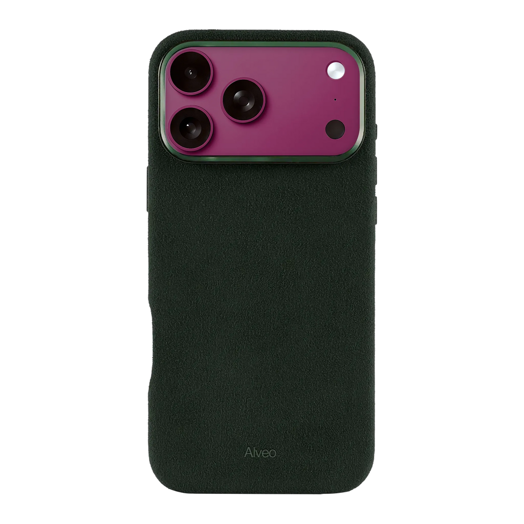 iPhone 18 Pro - Case Alcantara - Emerald