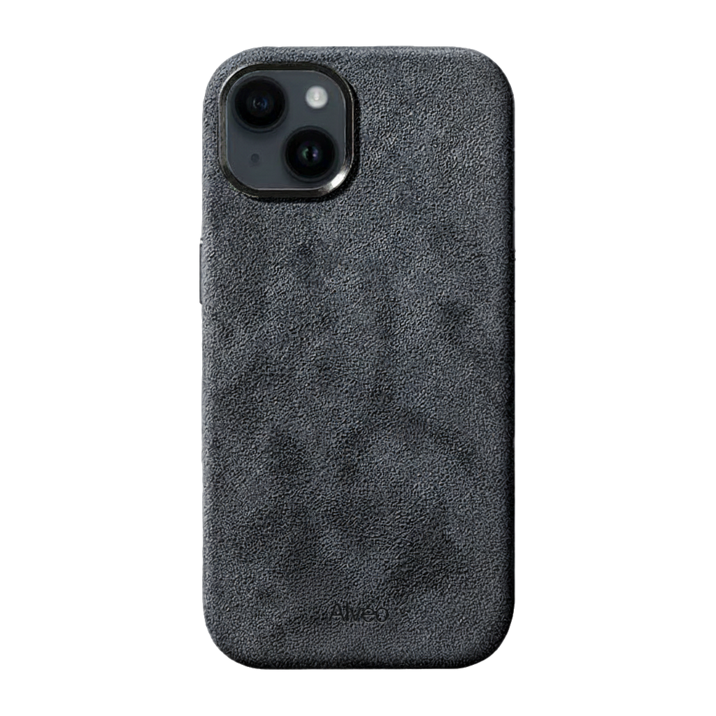 iPhone 15 - Case Alcantara - Dark Charcoal