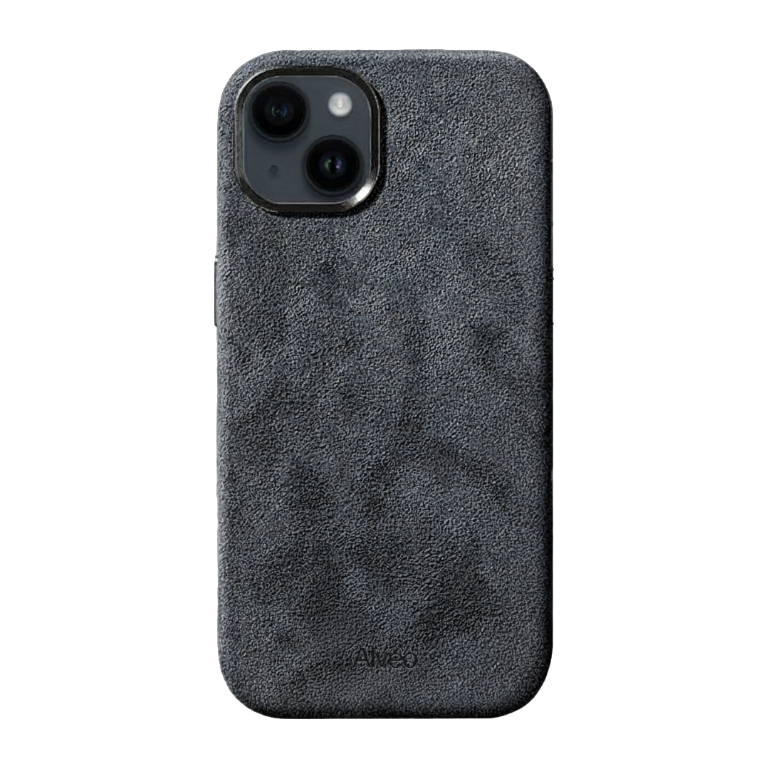 iPhone 15 - Case Alcantara - Dark Charcoal