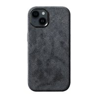 iPhone 15 - Case Alcantara - Dark Charcoal