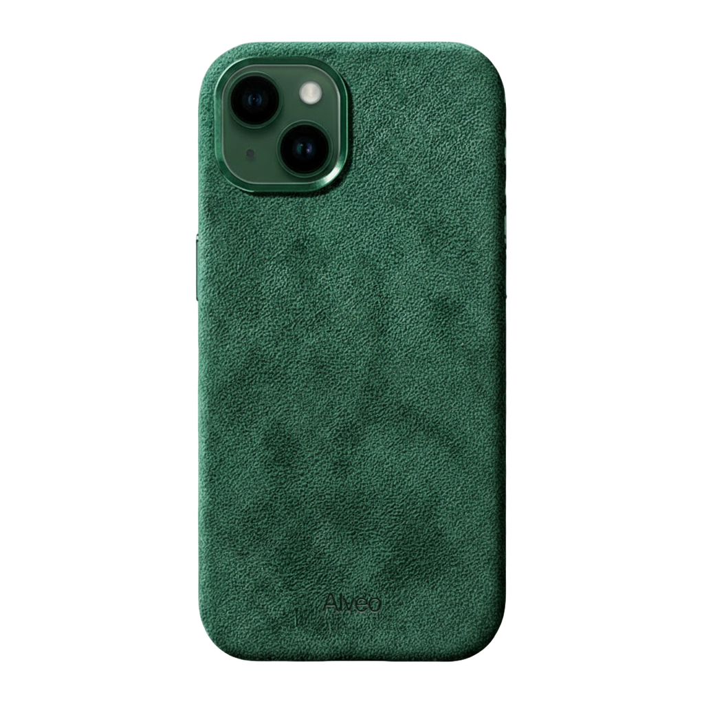 iPhone 15 - Case Alcantara - Emerald