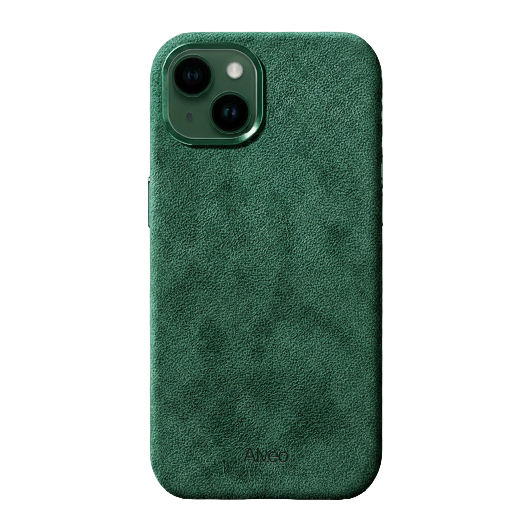 iPhone 15 - Case Alcantara - Emerald