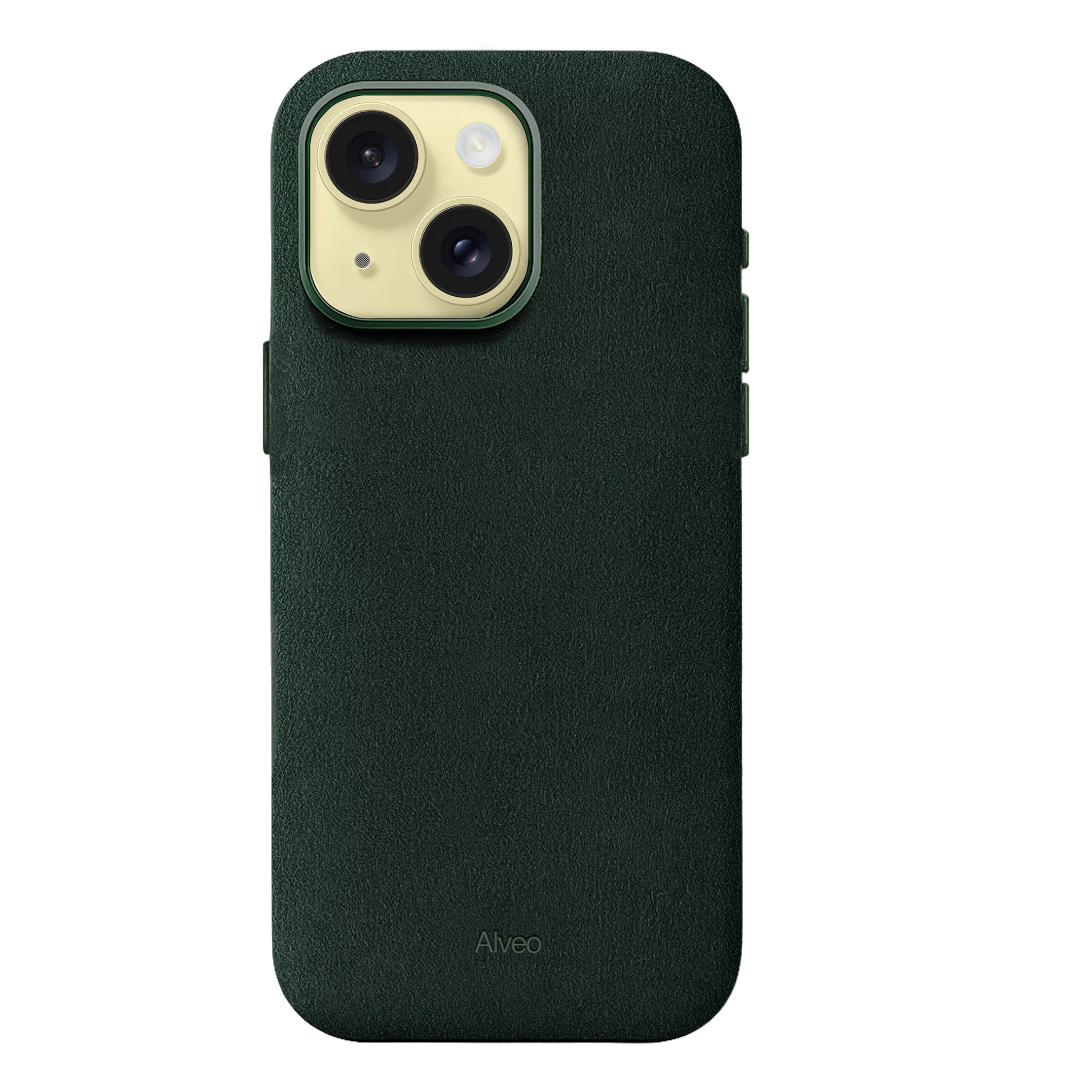 iPhone 15 - Case Alcantara - Emerald