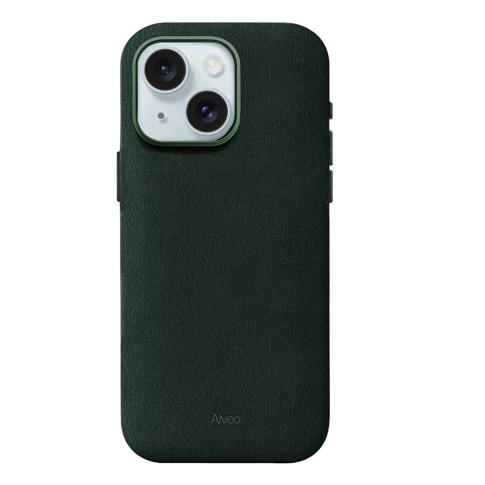 iPhone 15 - Case Alcantara - Emerald