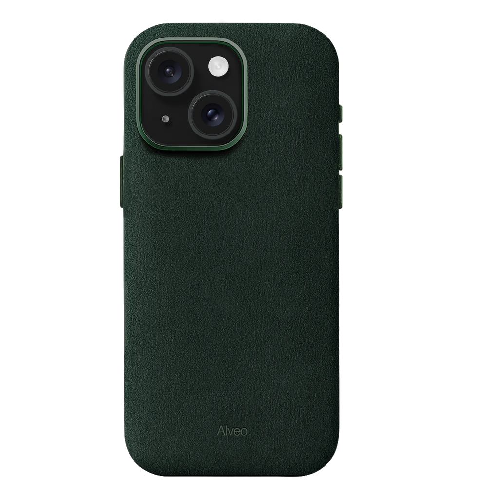 iPhone 15 - Case Alcantara - Emerald