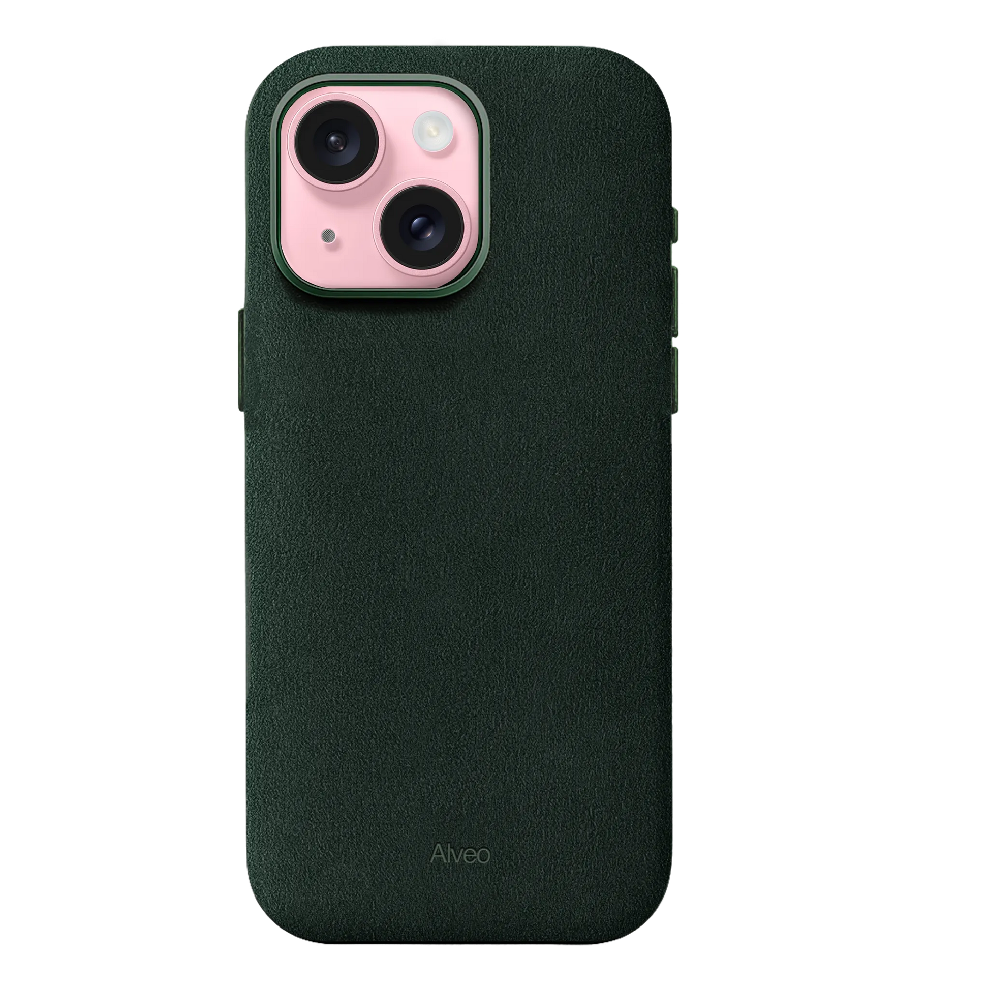 iPhone 15 - Case Alcantara - Emerald