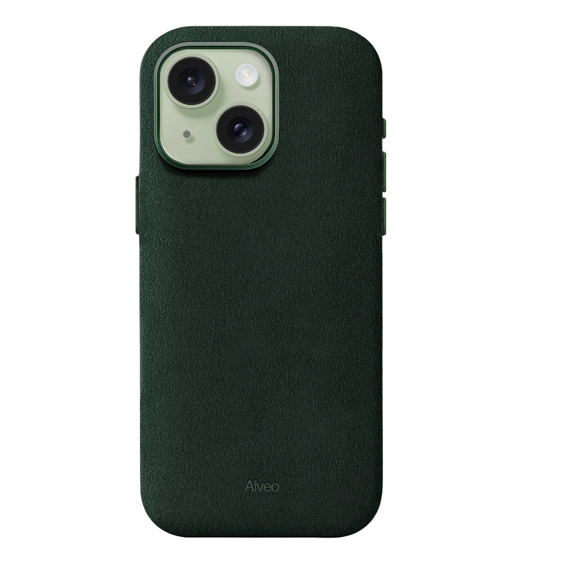 iPhone 15 - Case Alcantara - Emerald