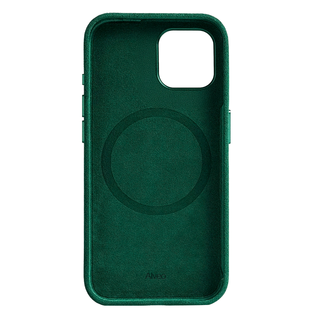 iPhone 15 - Case Alcantara - Emerald