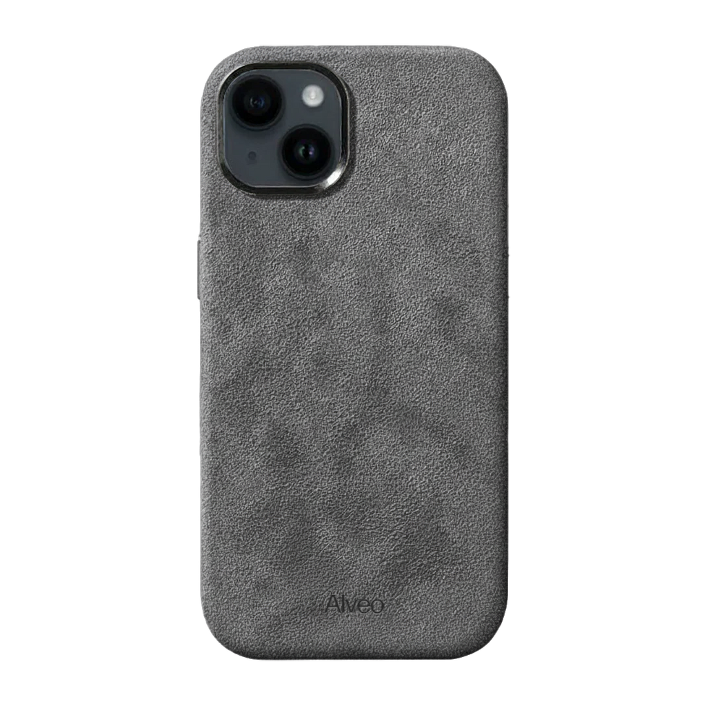 iPhone 15 Plus - Case Alcantara - Basalt