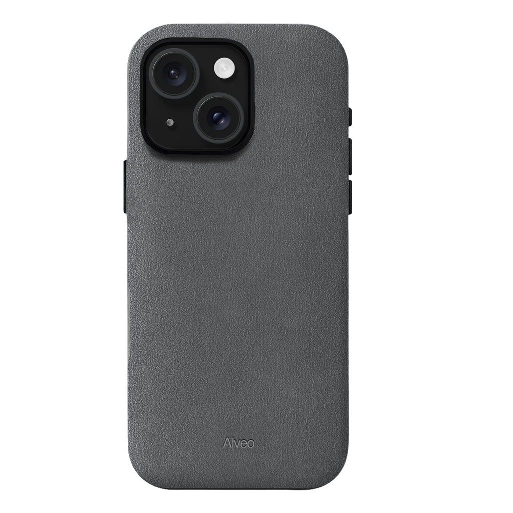 iPhone 15 Plus - Case Alcantara - Basalt