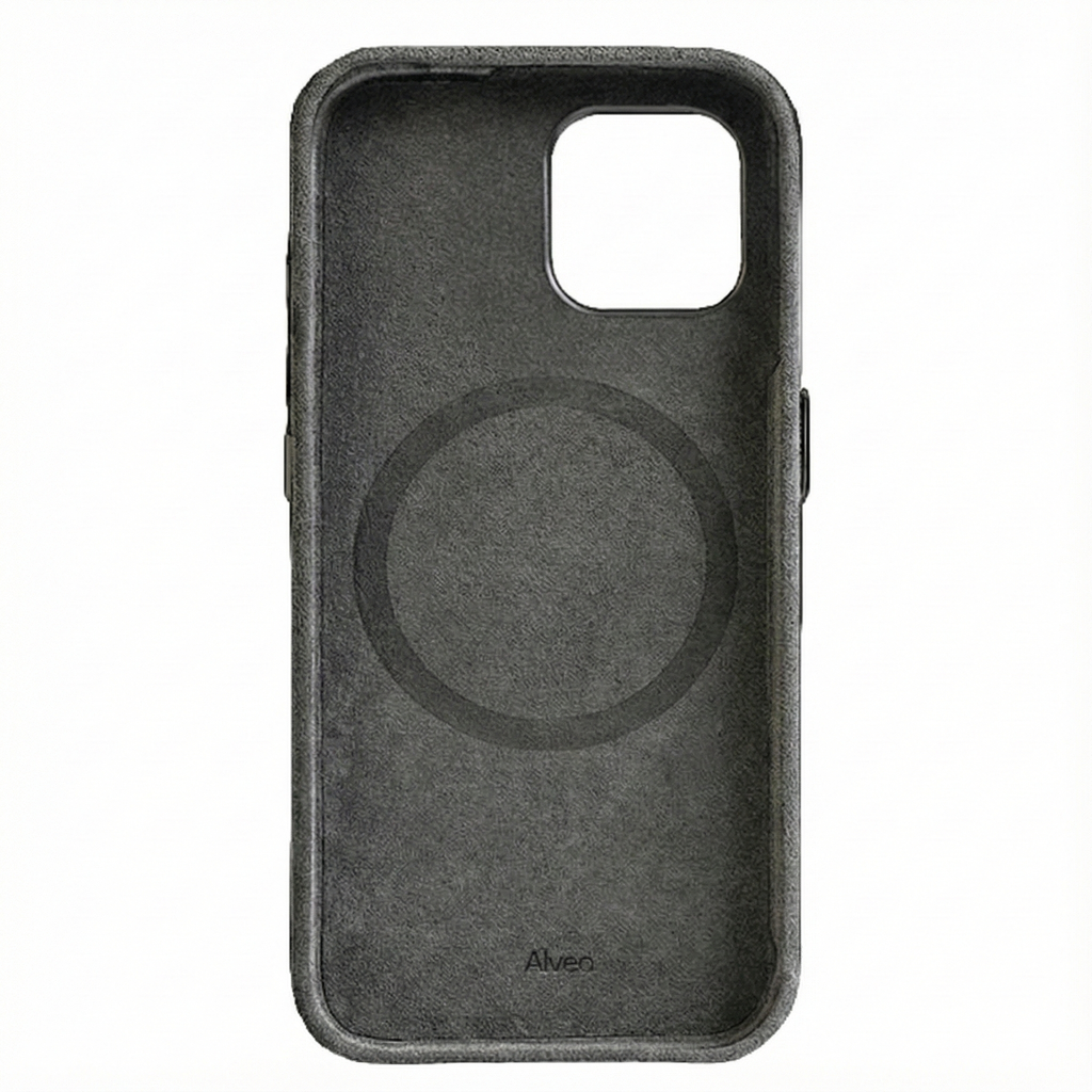 iPhone 15 Plus - Case Alcantara - Basalt