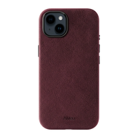 iPhone 15 Plus - Case Alcantara - Burgundy