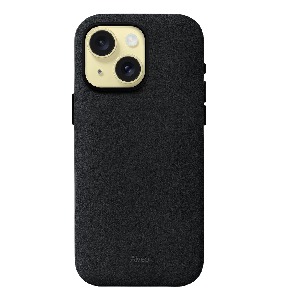 iPhone 15 Plus - Case Alcantara - Dark Charcoal