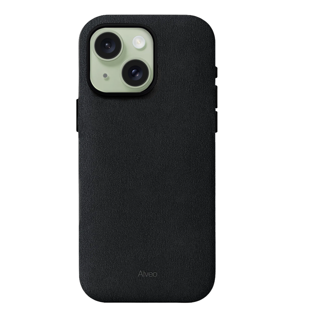 iPhone 15 Plus - Case Alcantara - Dark Charcoal