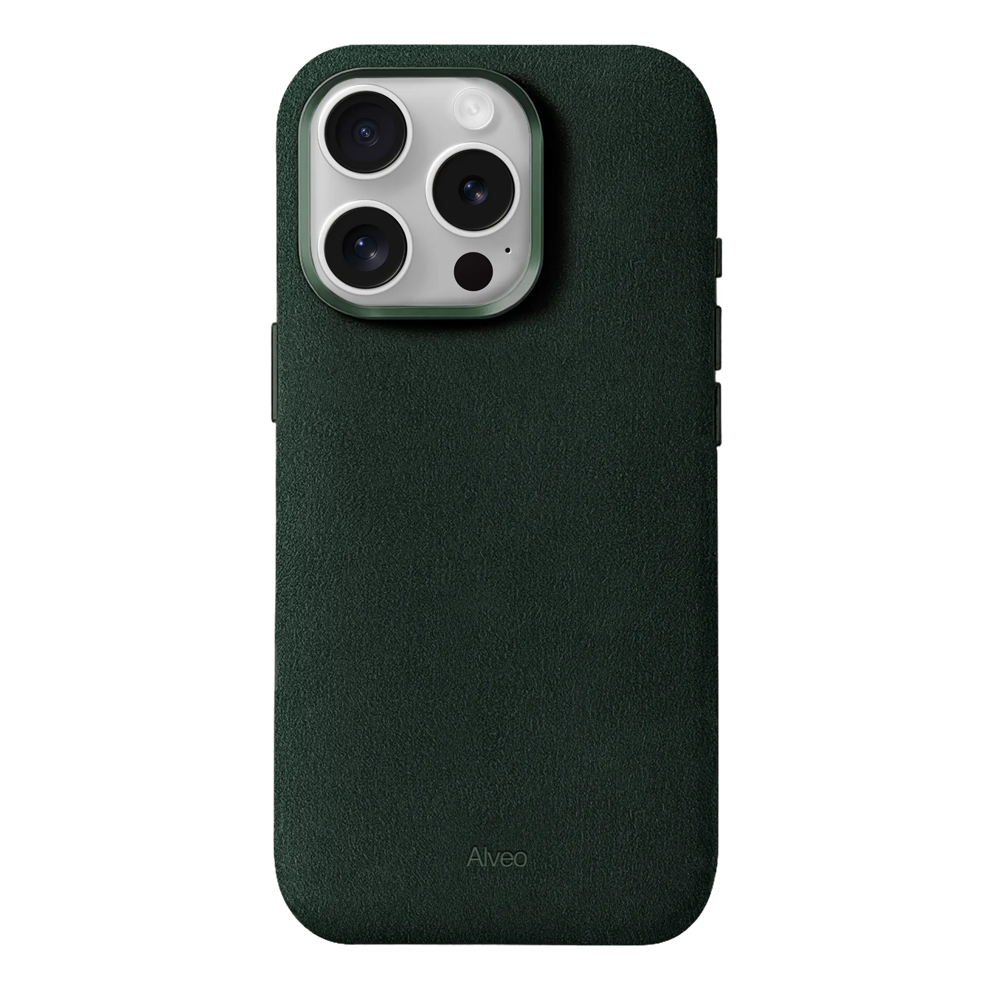 iPhone 15 Pro - Case Alcantara - Emerald