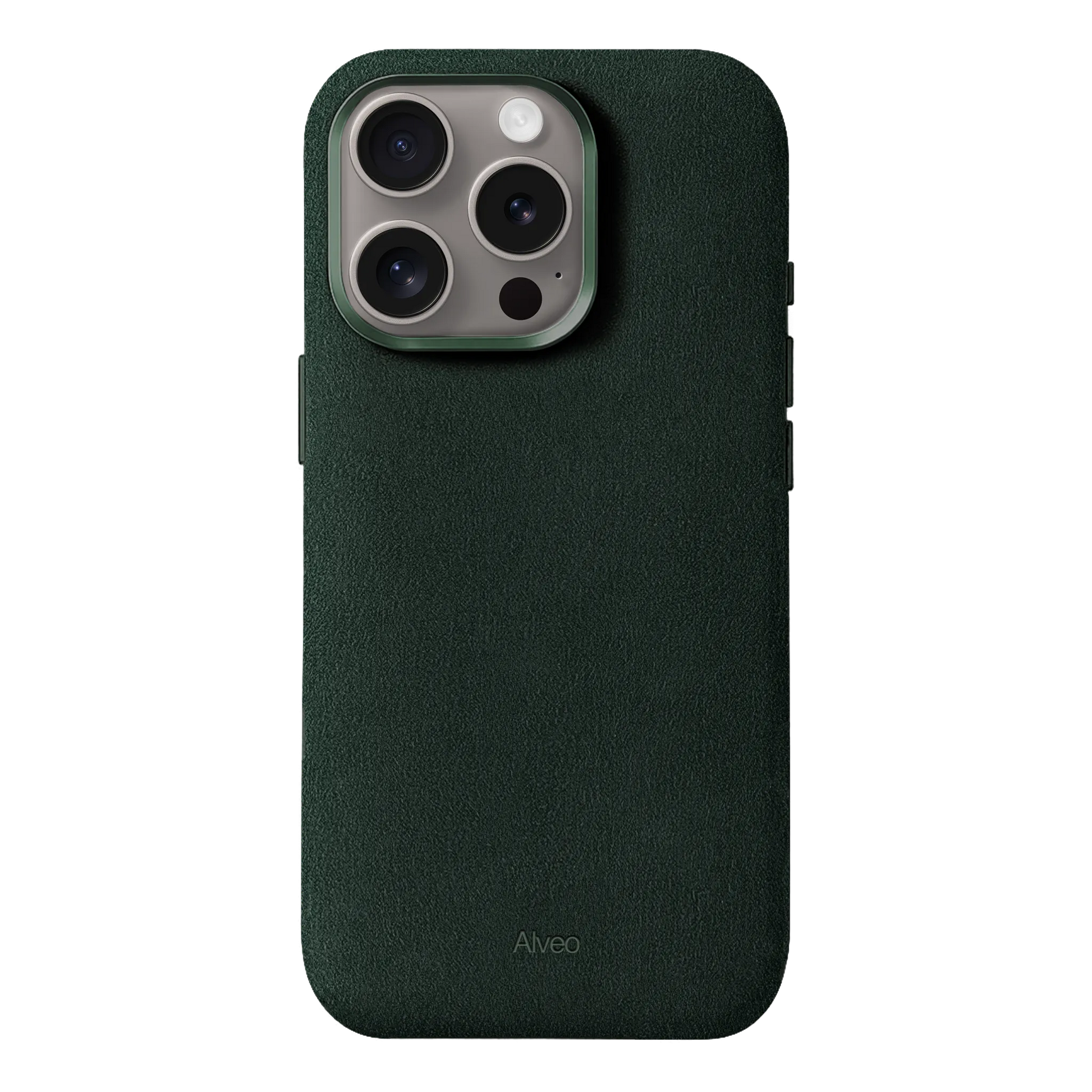 iPhone 15 Pro - Case Alcantara - Emerald