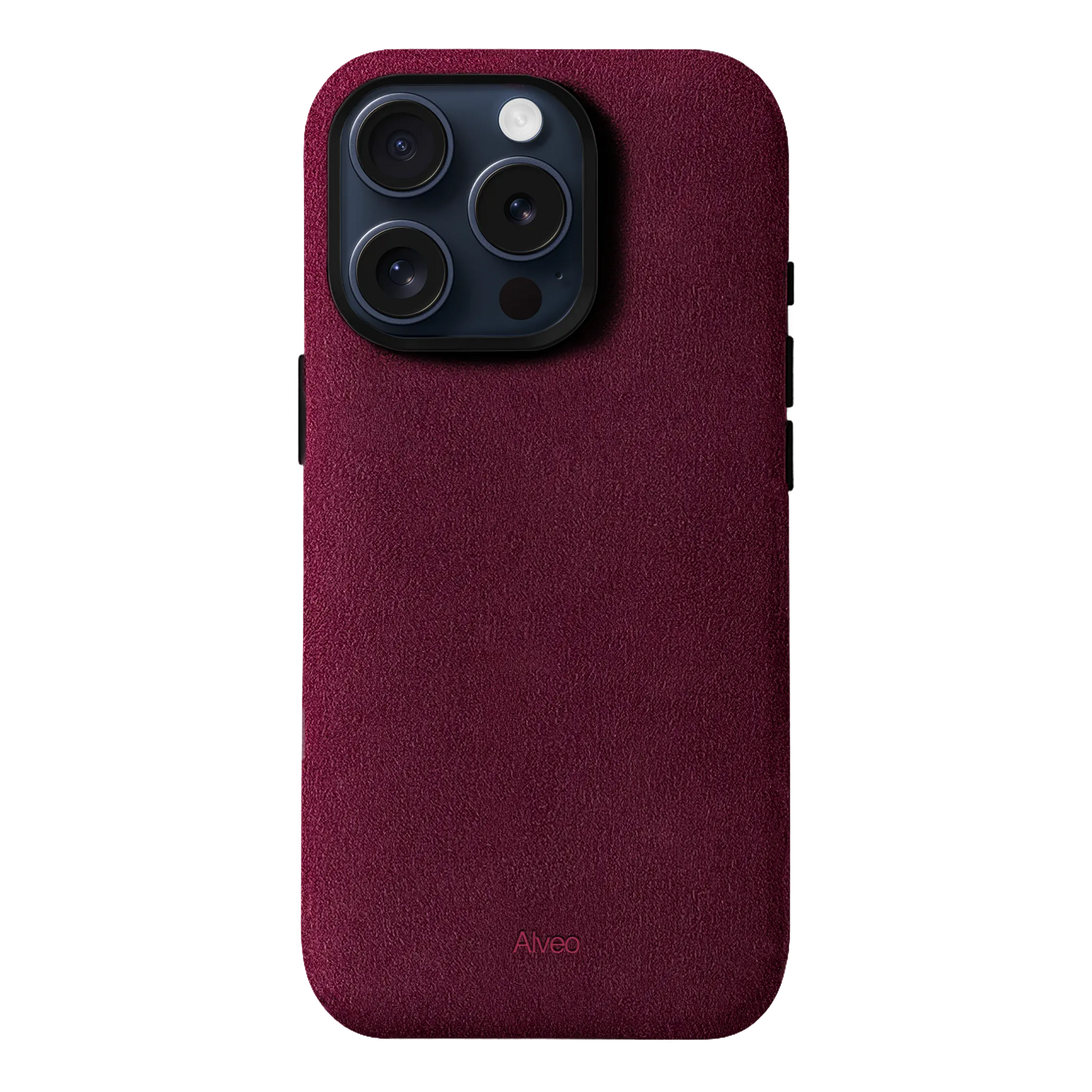 iPhone 15 Pro Max - Case Alcantara - Burgundy