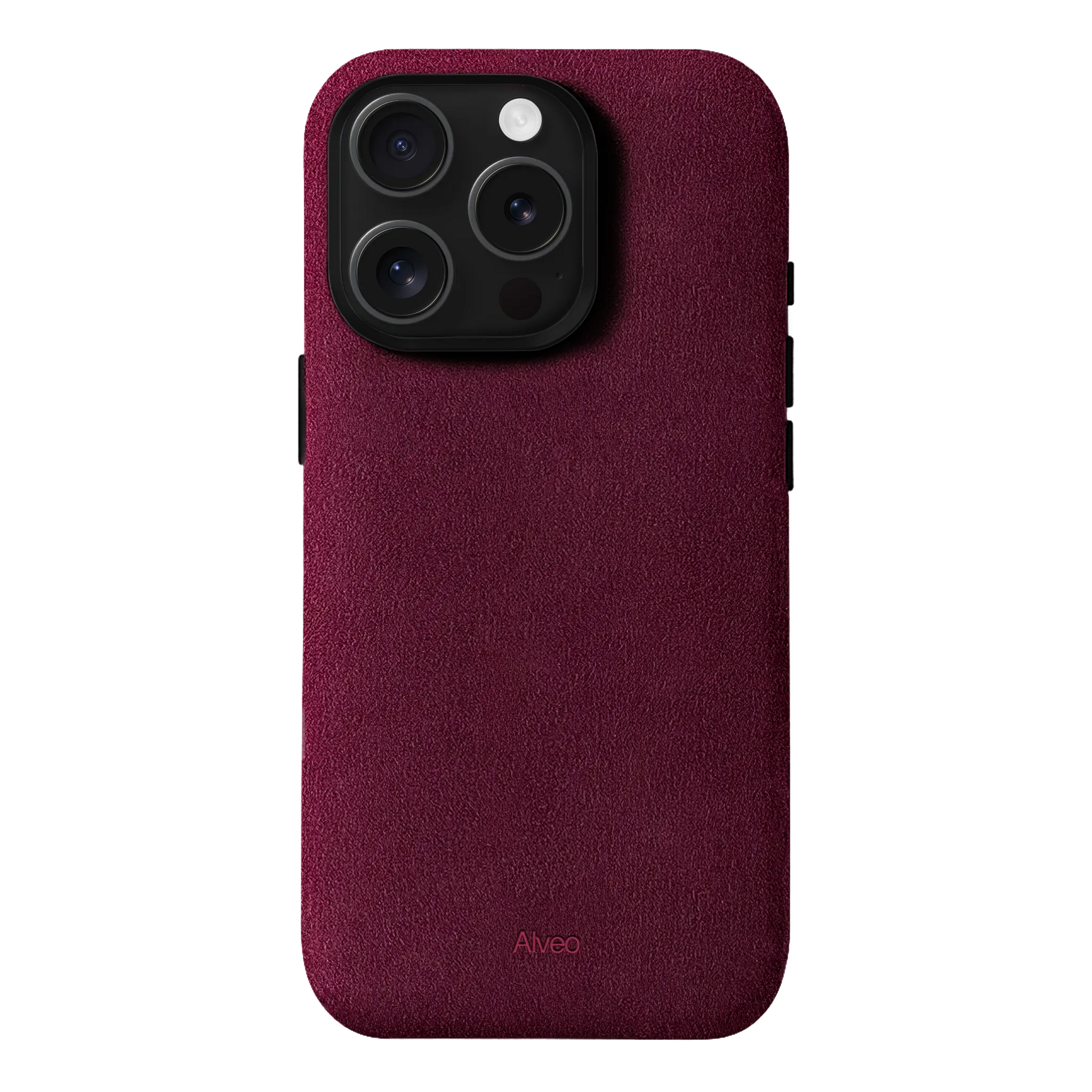 iPhone 15 Pro Max - Case Alcantara - Burgundy