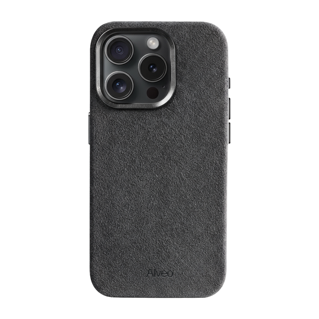 iPhone 15 Pro Max - Case Alcantara - Dark Charcoal