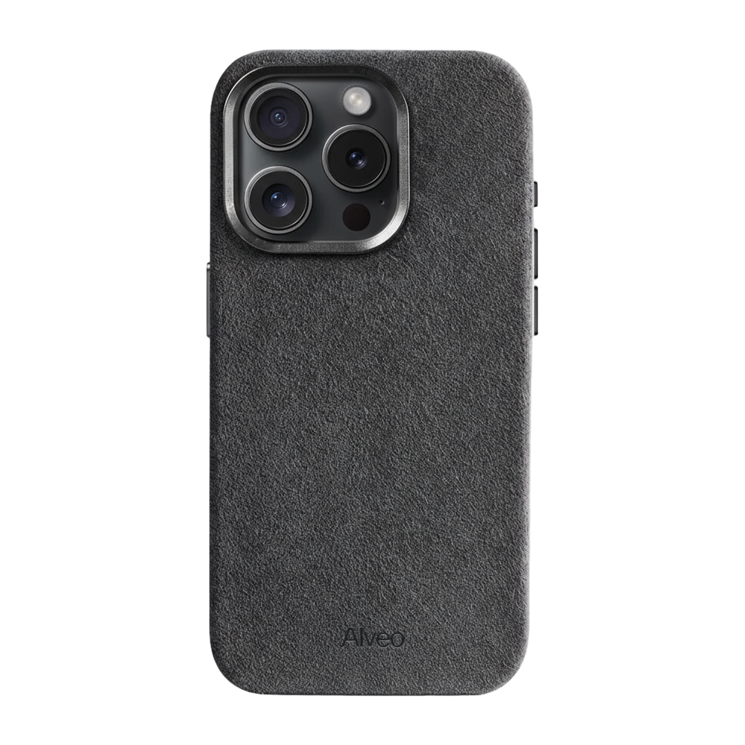 iPhone 15 Pro Max - Case Alcantara - Dark Charcoal