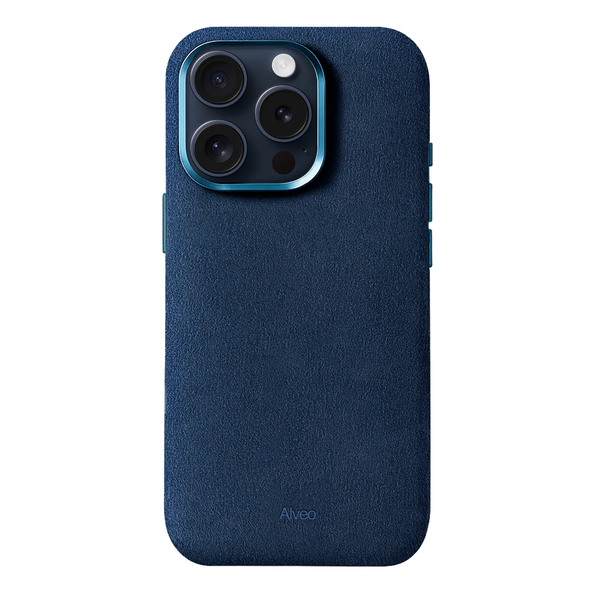 iPhone 15 Pro Max - Case Alcantara - Sea Blue