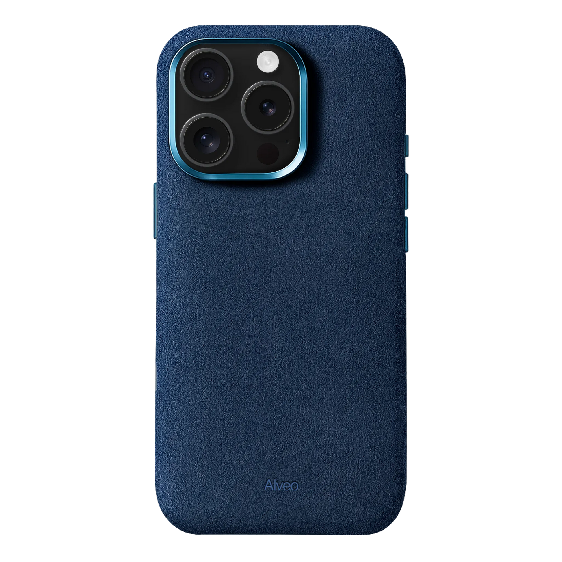 iPhone 15 Pro Max - Case Alcantara - Sea Blue
