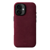 iPhone 16 - Case Alcantara - Burgundy
