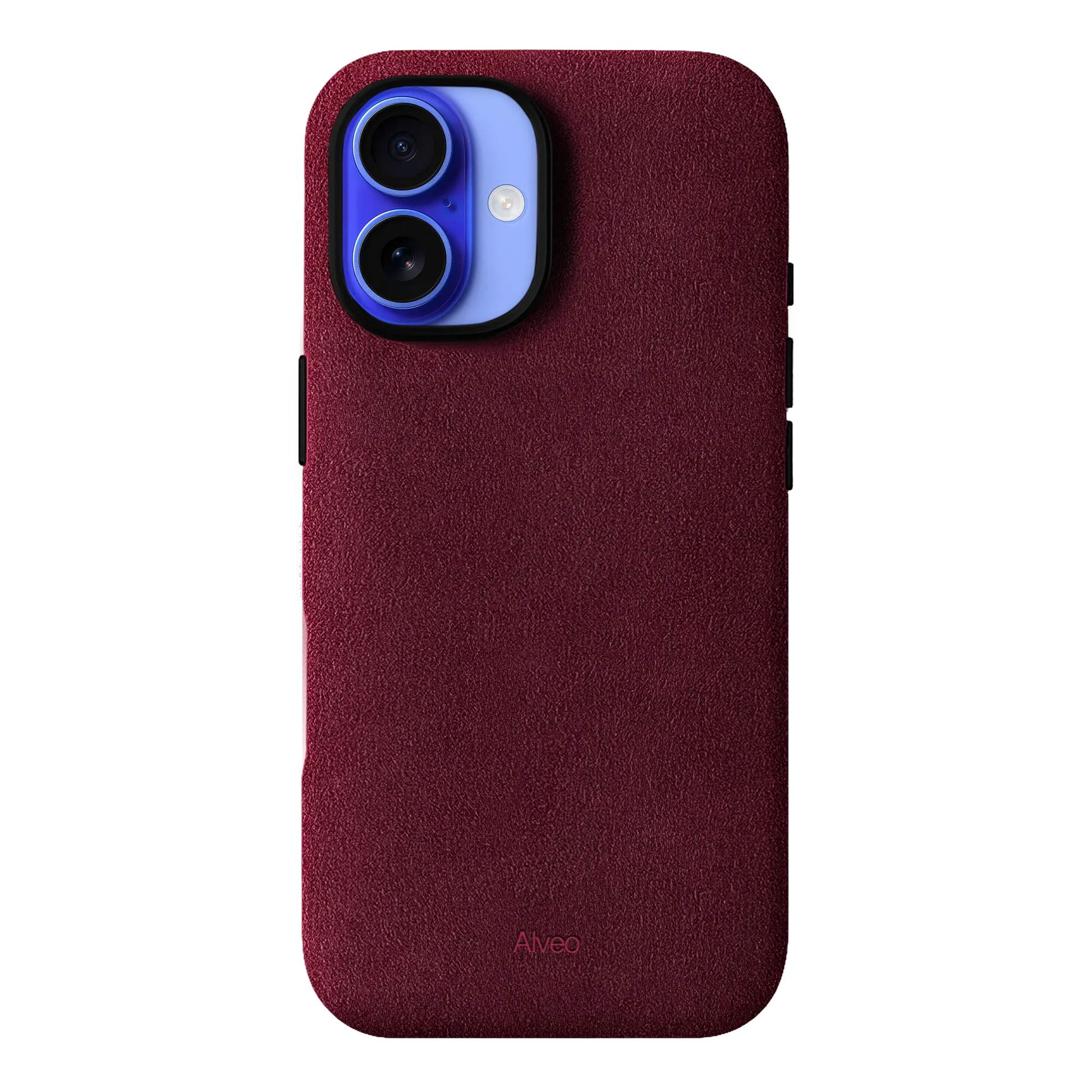 iPhone 16 - Case Alcantara - Burgundy