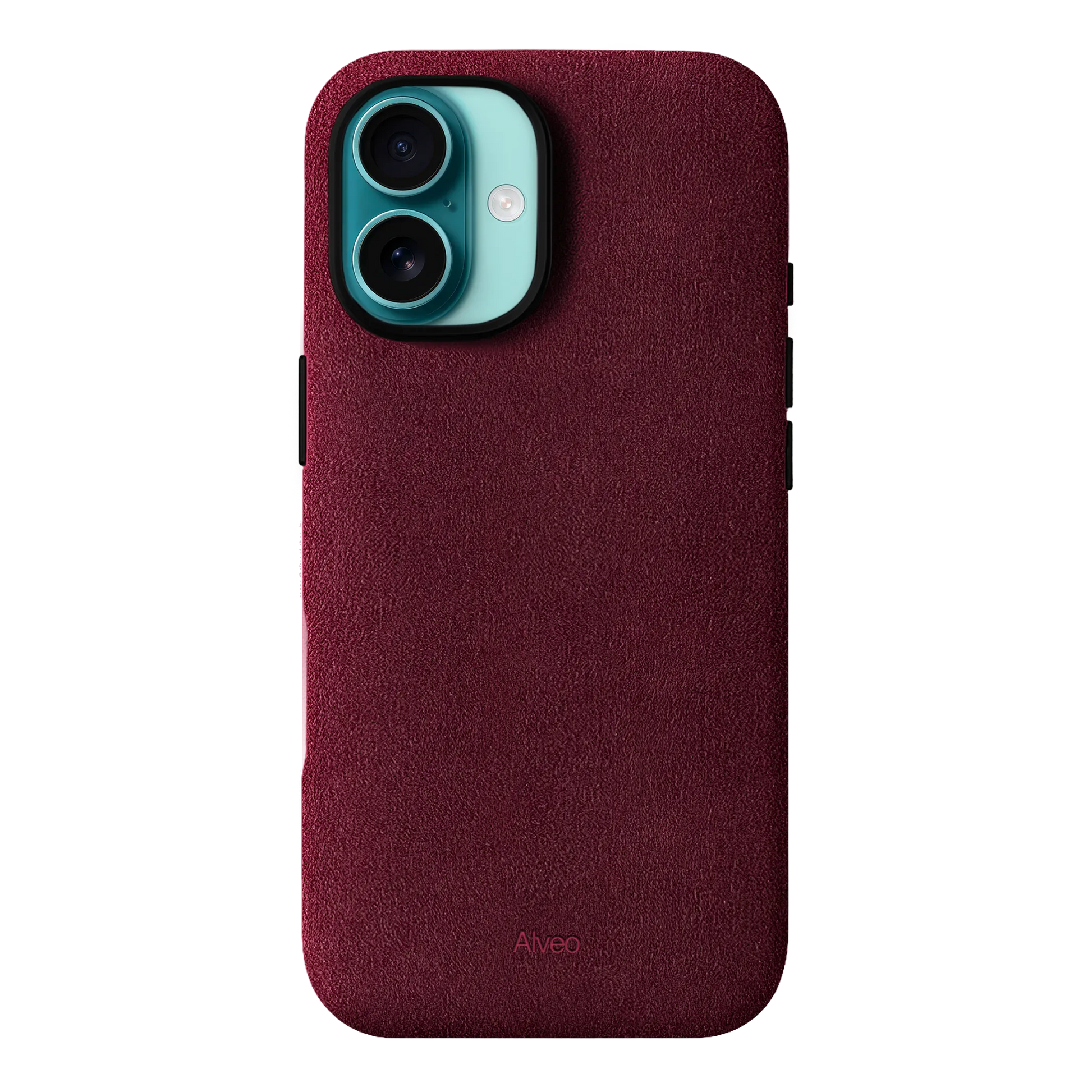 iPhone 16 - Case Alcantara - Burgundy