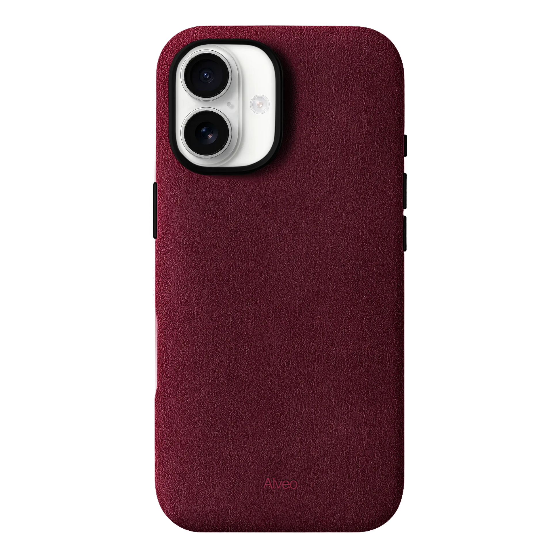 iPhone 16 - Case Alcantara - Burgundy
